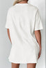 Flower Graphic Round Neck Short Sleeve T-Shirt by Simply Love