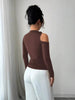 Cutout One-Shoulder Long Sleeve T-Shirt by Simply Love