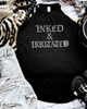 inked & irritated rockstar tank by Madness & Mayhem LLC