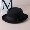 Vintage Bow British Retro Flat Top Hat for Women by FitiqueFit