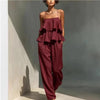 Women's Sleeveless Camisole Top & Casual Pants Set by FitiqueFit