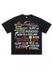 Men's Letter Round Neck Short Sleeve T-Shirt by Simply Love