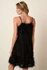 Feather Ruffle Hem Mini Cami Dress For Women – Ruffled Mini Dress, Cami Dress, Feather Detail Dress, Playful Mini Dress, Warm Weather Dress by Stevvex