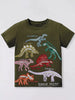 Children's Dinosaur Skeleton Round Neck T-Shirt by Simply Love