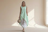 Solid-Color Sleeveless Loose-Fit Dress With Patch Pockets by FitiqueFit