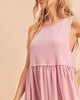 Round Neck Mini Tank Dress For Women – Stylish Everyday Essential, Comfortable Ruched Detail, Versatile Casual Dress for Effortless Looks by Stevvex