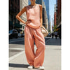 Women's Sleeveless Cardigan Top & Pants Two-Piece Set by FitiqueFit