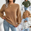 Women’s lantern sleeve knit sweater by FitiqueFit
