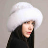 Women’s Mink Hair Winter Hat – Braided Fur Warm Elegant Beanie by FitiqueFit