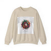 Painterly Abstract Floral Swirl Sweatshirt | artsy brushstroke apparel by Tristan’s Treehouse