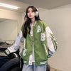 Y2K Oversized Lamb-Wool Bomber Jacket Women by FitiqueFit