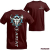Ariat Western Tribal Bull Skull T-Shirt – Turquoise Accents, Soft Cotton, Relaxed Fit Rodeo Style Tee for Cowboy Lovers by Dog Mom Hat