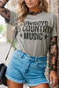 Letter Graphic Round Neck Short Sleeve T-Shirt by Simply Love