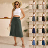 Women’s Elastic Cropped Wide-Leg Pants by FitiqueFit