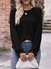 Ruffle Cuff Long Sleeve T-Shirt by Simply Love