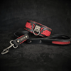 The ''Red Dragon'' leash by Bestia Dog Gear