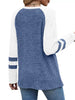 Ribbed Knit Raglan Long Sleeve T-Shirt by Simply Love
