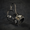 The "Aztec" leather muzzle BLACK by Bestia Dog Gear