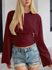 Full Size Long Sleeve Fitted T-Shirt Plus Size by Simply Love