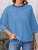 Striped Back Bow Tie T-Shirt by Simply Love