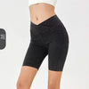 High-Waist Stretchy Denim Shorts with Pockets – Slimming Casual Fitness Shorts by FitiqueFit