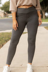 The Caitlin Charcoal Crossover Leggings