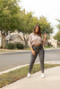 The Caitlin Charcoal Crossover Leggings