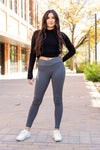 The Caitlin Charcoal Crossover Leggings