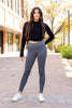 The Caitlin Charcoal Crossover Leggings