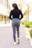 The Caitlin Charcoal Crossover Leggings