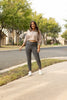 The Caitlin Charcoal Crossover Leggings