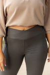 The Caitlin Charcoal Crossover Leggings