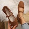 Women's Flat Vintage Mary Jane Pumps by FitiqueFit