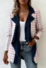 Patchwork Denim Collar Women’s Long-Sleeved Mid-Length Coat by FitiqueFit
