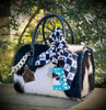 Premium Western Upcycled LV Cowhide Leather Speedy Bag by Neon Spur