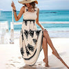 Women’s Wide-Strap Printed Maxi Dress by FitiqueFit
