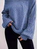 Cold Shoulder Turtleneck Sweater by Wild and Free Boutique