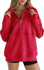 Women’s Half Zip Fleece Sweatshirt by FitiqueFit
