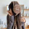 Women’s Fleece Ear Warmers – Warm Outdoor Cycling Ear Covers for Winter by FitiqueFit