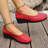 Wedge Heel Slip-On Loafers by FitiqueFit