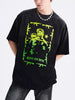 Men's Graphic Round Neck Oversized T-Shirt by Simply Love