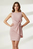 Women's Bow-Knot Sleeveless Midi Dress – High Waist A-Line by FitiqueFit