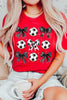 Retro Soccer Bow Graphic Tee by Wild and Free Boutique