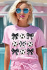 Retro Soccer Bow Graphic Tee by Wild and Free Boutique