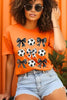 Retro Soccer Bow Graphic Tee by Wild and Free Boutique