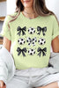 Retro Soccer Bow Graphic Tee by Wild and Free Boutique