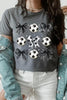 Retro Soccer Bow Graphic Tee by Wild and Free Boutique