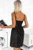Spaghetti Strap Sweetheart Neck Mini Dress