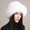 Women’s Mink Hair Winter Hat – Braided Fur Warm Elegant Beanie by FitiqueFit