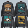 Vintage Team Football Oversized 90s Sweatshirt by Dog Mom Hat